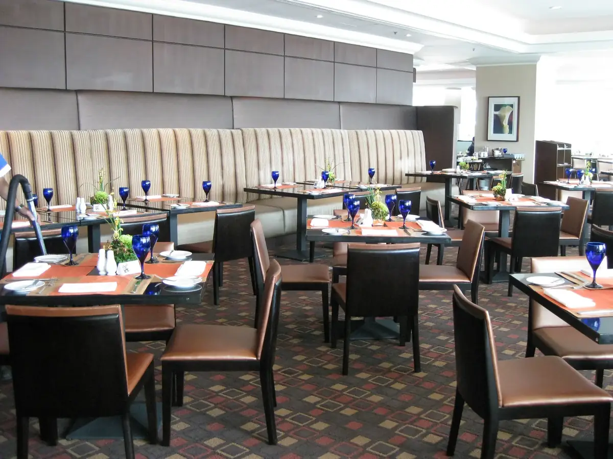 Restaurant banquette upholstery