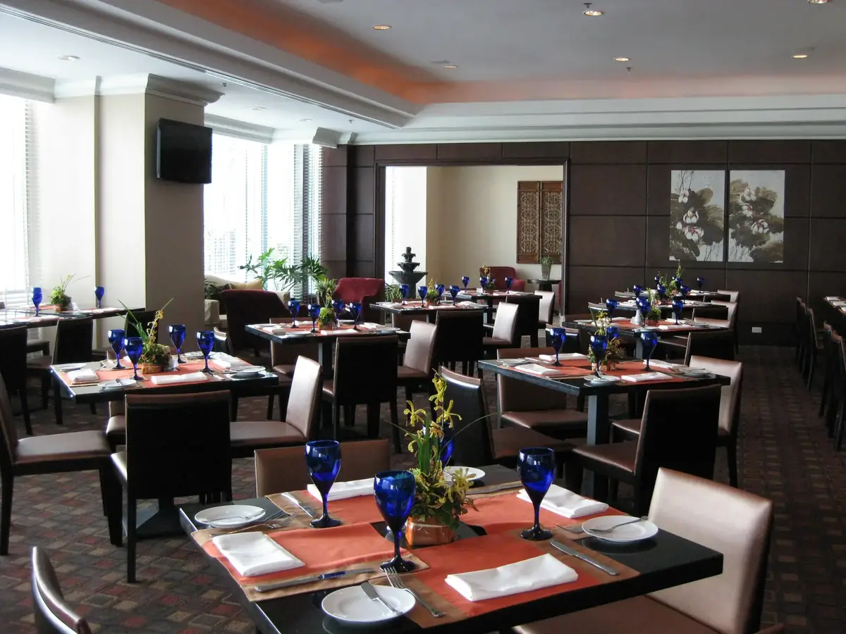 Restaurant dining area furnishings