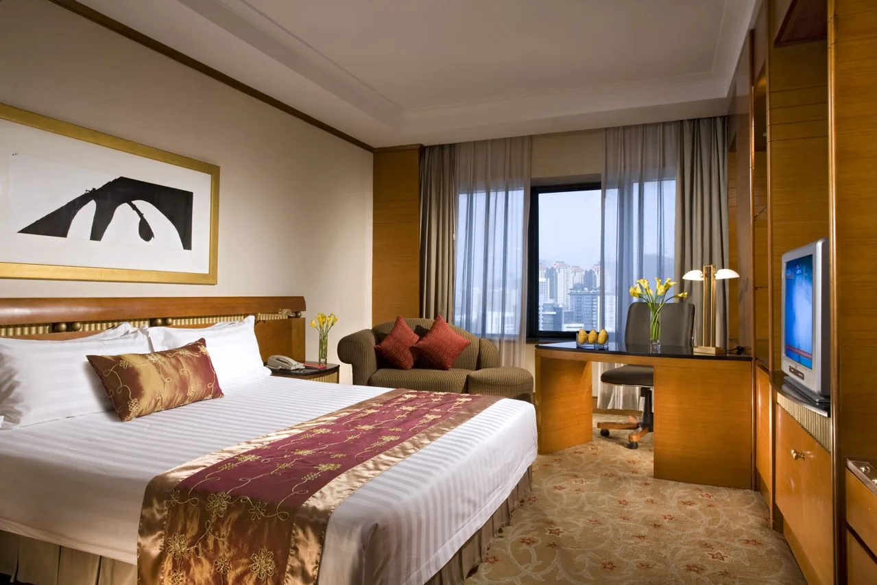 Hotel guest room soft furnishings