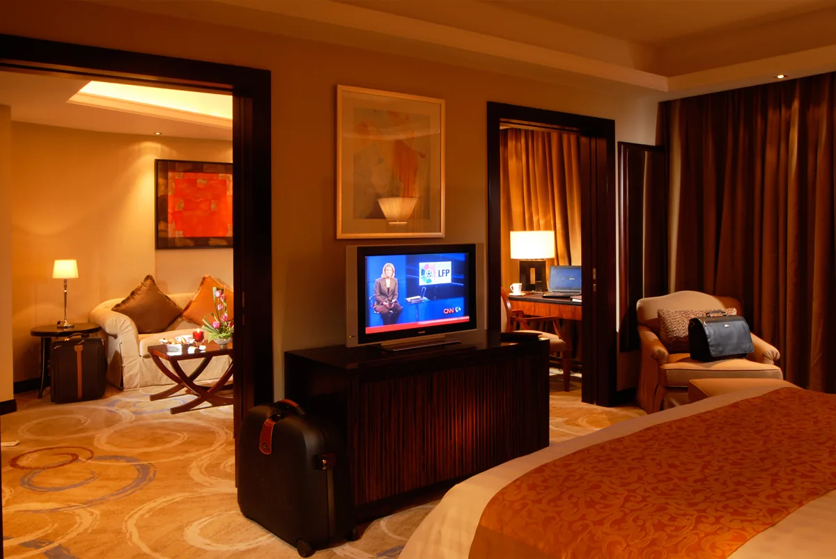 Suite room drapery and upholstery